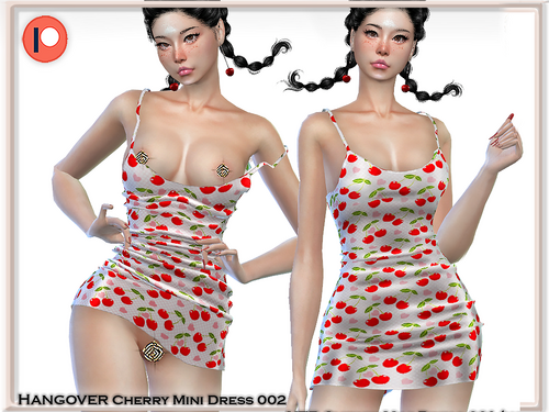 More information about "?Hangover Cherry Micro Mini Dress Set"