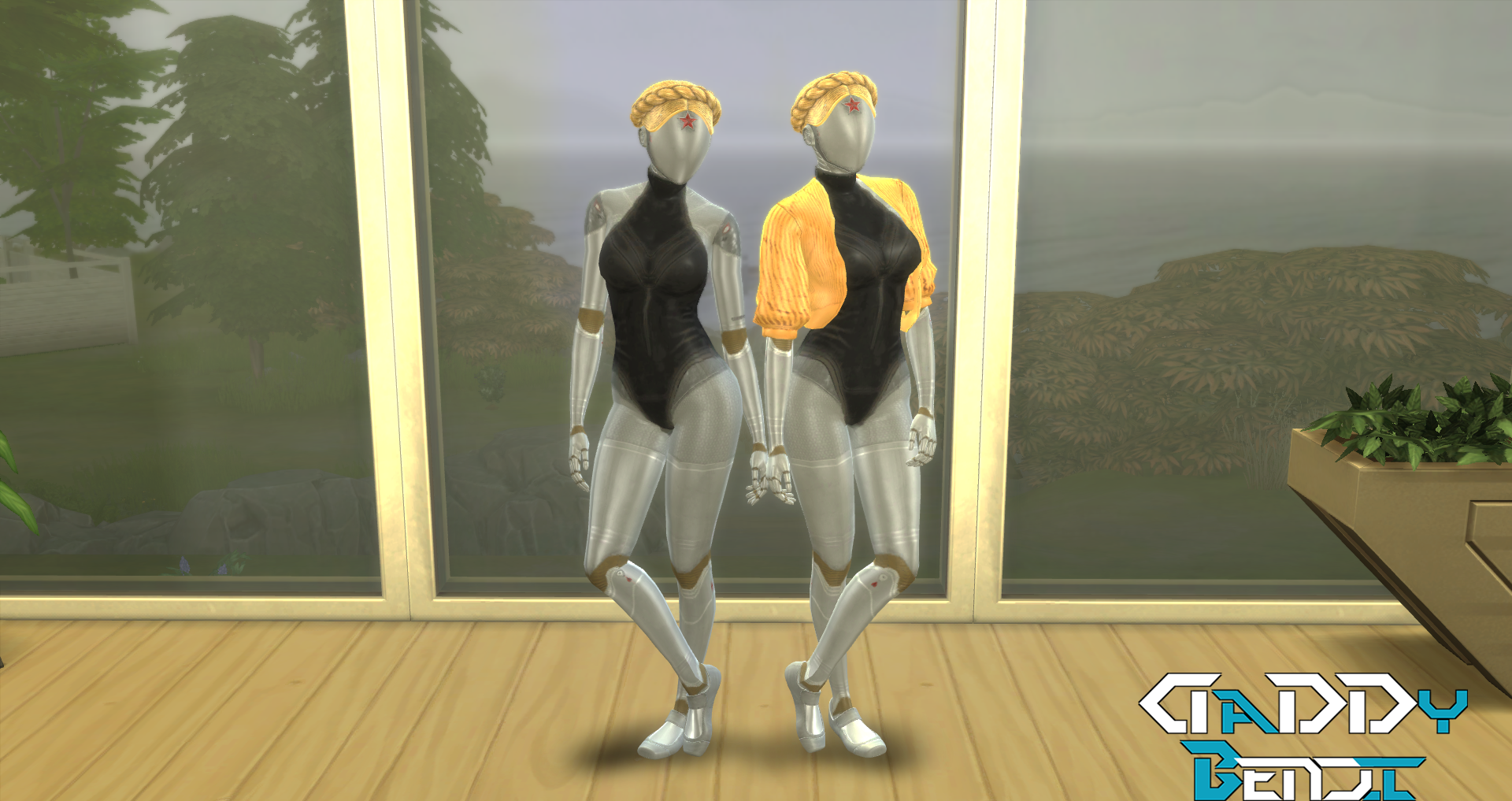 Foi lançado o primeiro mod de nudez para as Robot Twins em Atomic