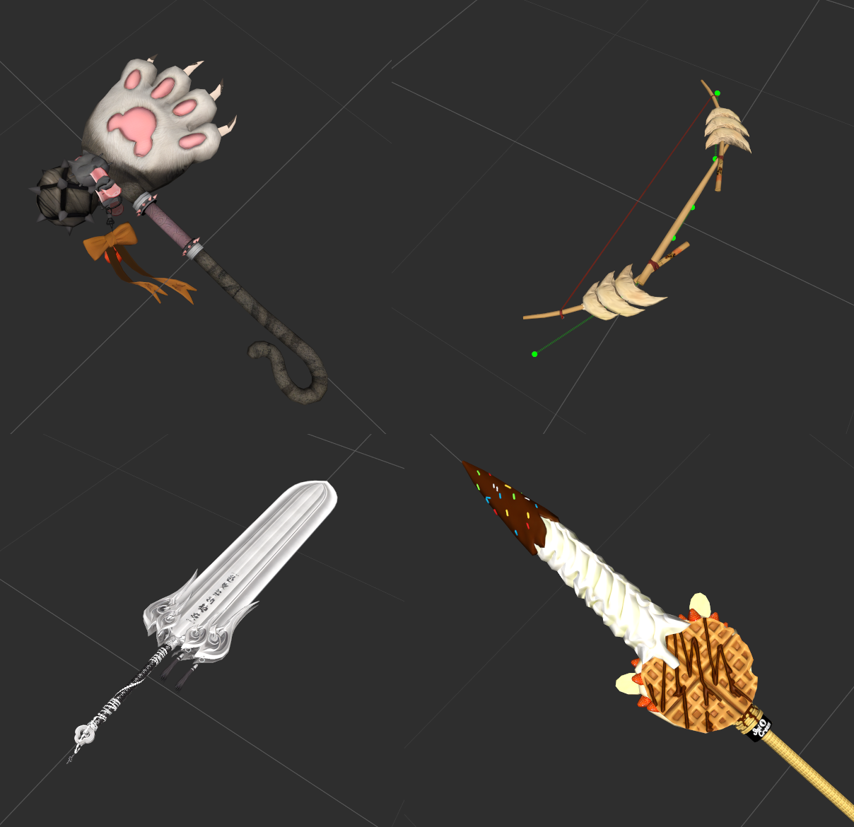 Blade and soul weapon pack