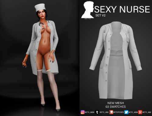 More information about "Sexy Nurse - Set V2 (EXPLICIT)"