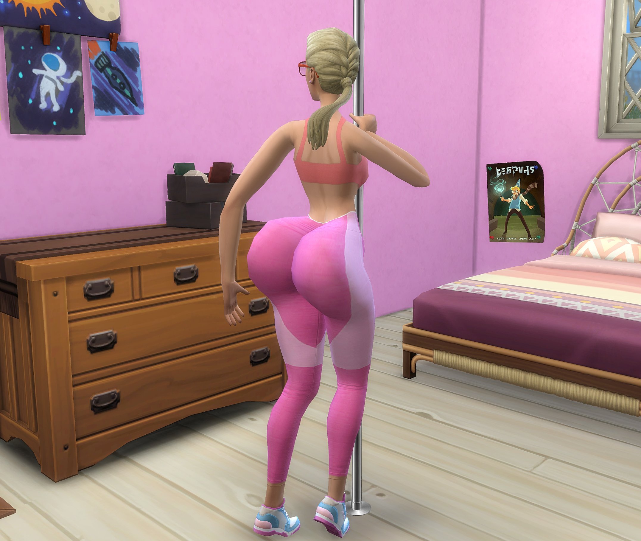 DEPRECIATED - Cameltoe Yoga Pants - Downloads - The Sims 4 - LoversLab