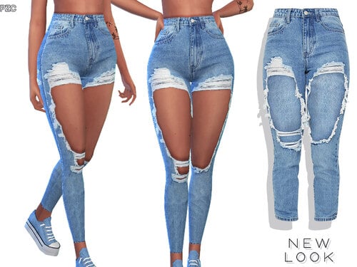 More information about "New Look Rise Ripped Denim Jeans"