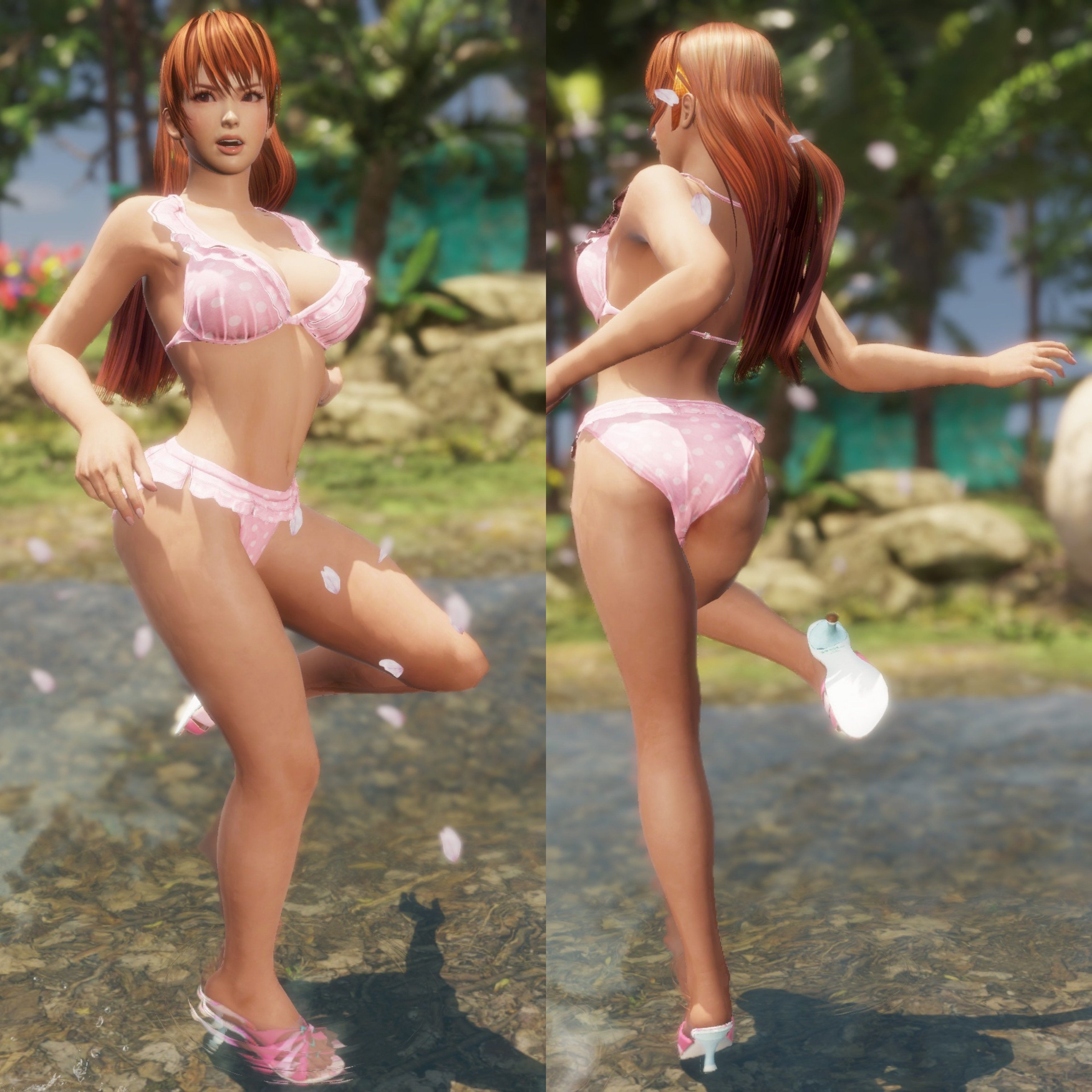 DOA6 Kasumi Lily Swimsuit Mod(Physics)