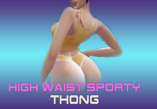 More information about "High Waist Sporty - Thong"