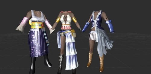 More information about "Yuna Outfit AIO From Final Fantasy X and X-2 for CBBE HDT"