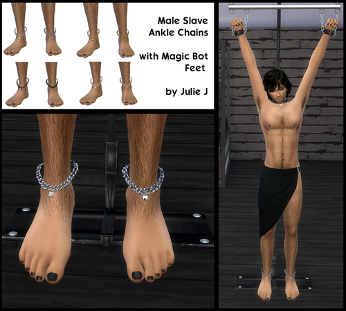 More information about "Male Ankle Slave Chains by Julie J"