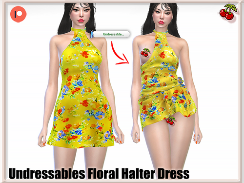 More information about "​🍑​Undressables Floral Halter Dress"