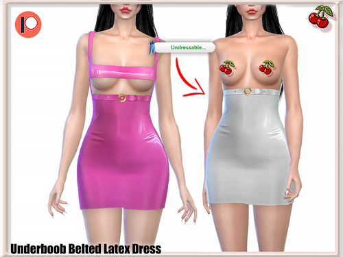 More information about "​ 🍭"Undressables" Candy Underboob Latex Dress"