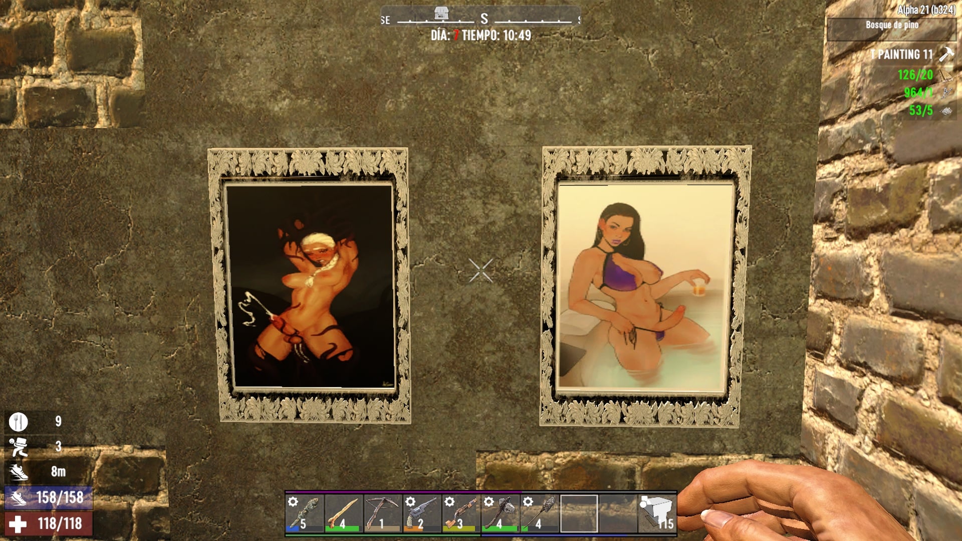 7 days to die NSFW degenerate art shemale/futa V2