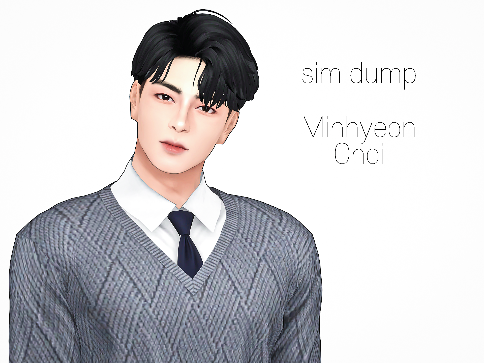 Minhyeon Choi, Korean male sim series