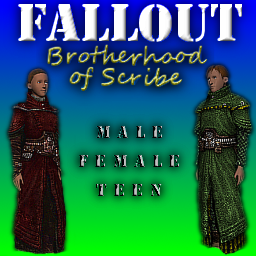 FallOut Brotherhood of Scribe Robe