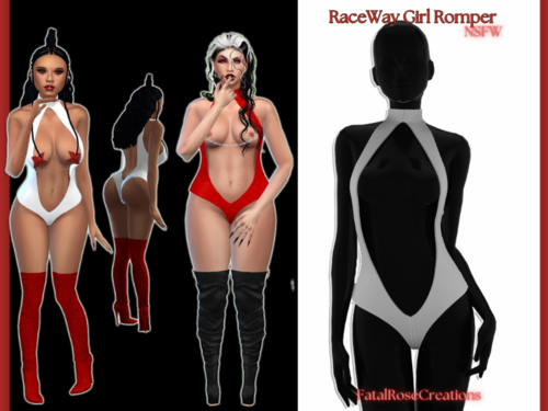More information about "DeviousRoseCreations RaceWay Girl Romper"