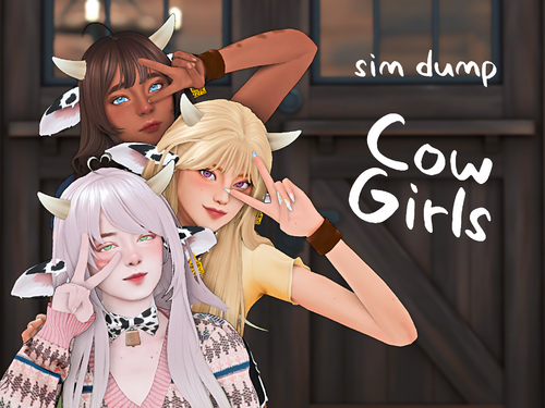 More information about "Three Cow Girls"