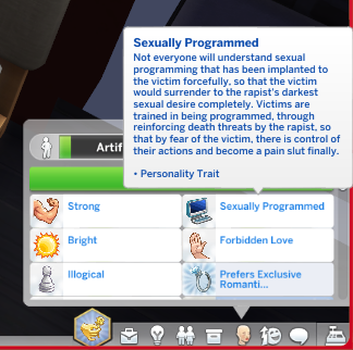 More information about "Rape Victim's Sexually Programmed Social Interactions Mod"