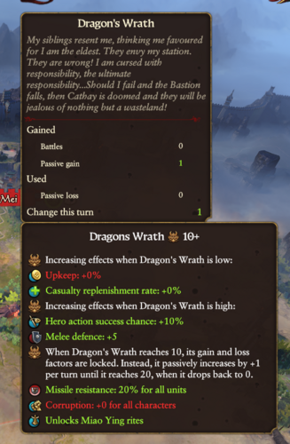 SFO No corruption reduction for Dragon Wrath