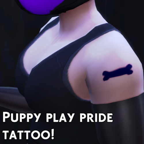 More information about "Puppy play themed tattoo"