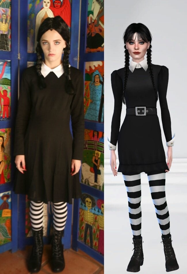 Wednesday Addams from Addams Family Orgy!