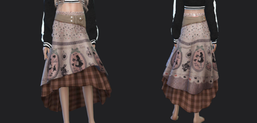 More information about "Alice in Wonderland Adventure Long Skirt"