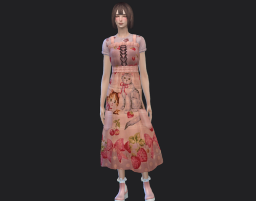 More information about "Kawaii Dress 03 - H-Core Clothing Design"