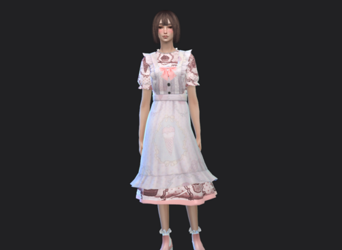 More information about "Kawaii Dress 04 - H-Core Clothing Design"