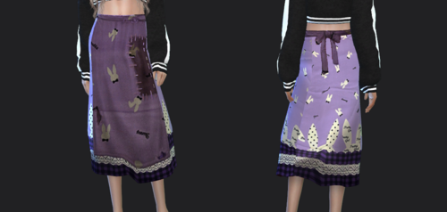 More information about "Alice in Wonderland Rabbit Long Skirt"