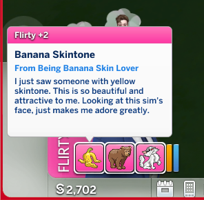 More information about "Banana Skintone Lover Mod (Reward Traits)"