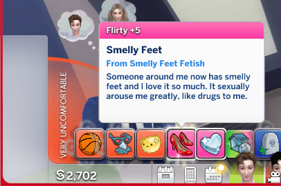 More information about "Smelly Foot Fetish Lover (Reward Traits)"