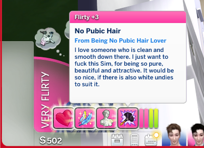 More information about "No Pubic Hair Lover (Reward Traits)"