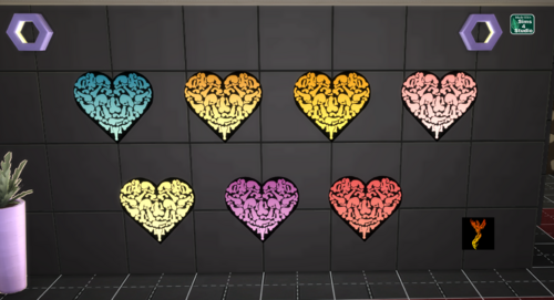 More information about "Penis Heart Wall Light"