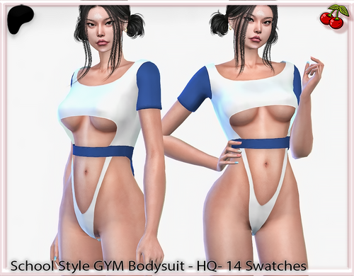 More information about "⚽School Style GYM Bodysuit"