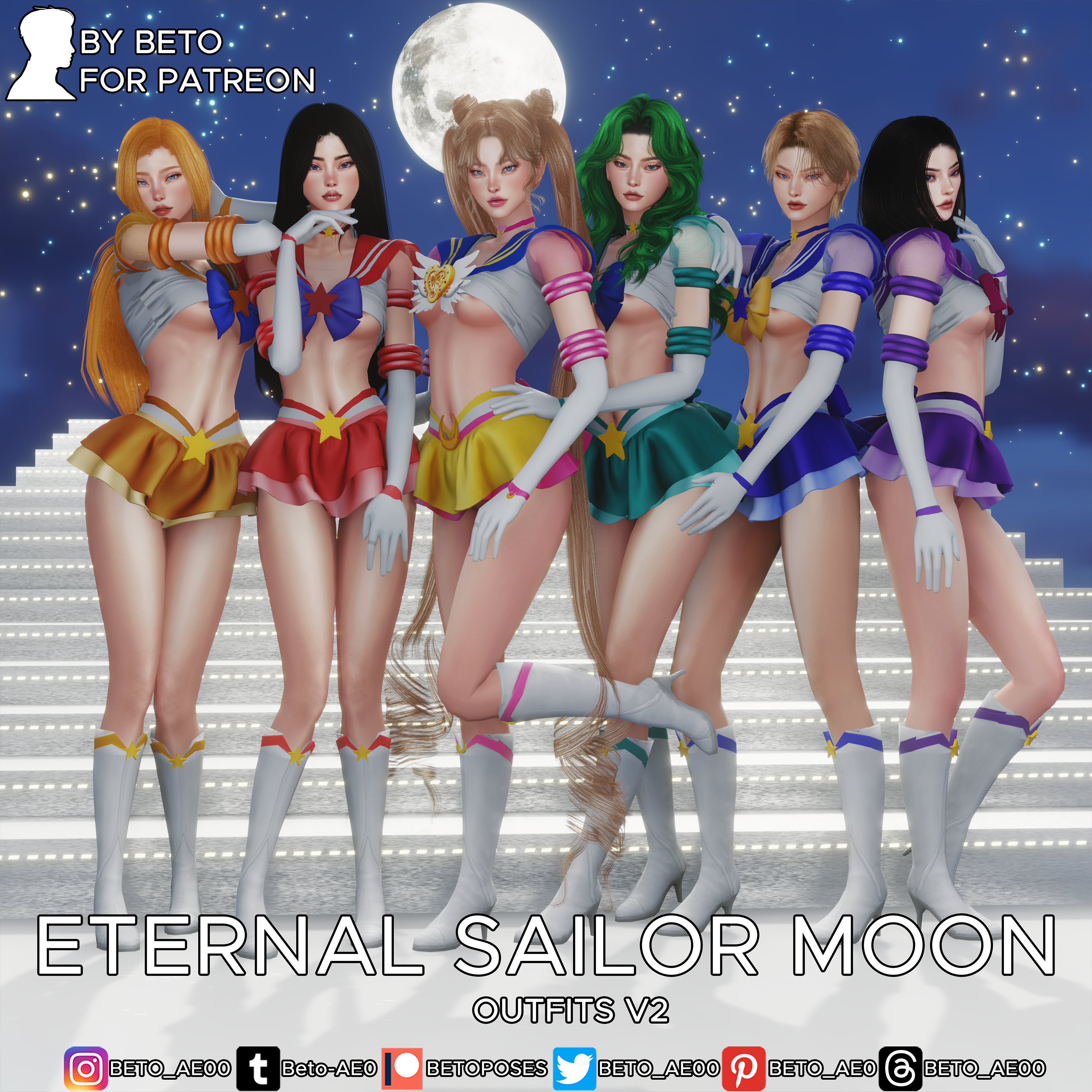 Eternal Sailor Moon - Set V2 (Explicit) - Clothing - LoversLab