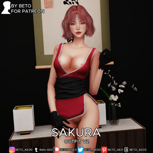 More information about "Sakura - Dress V2 (Explicit)"