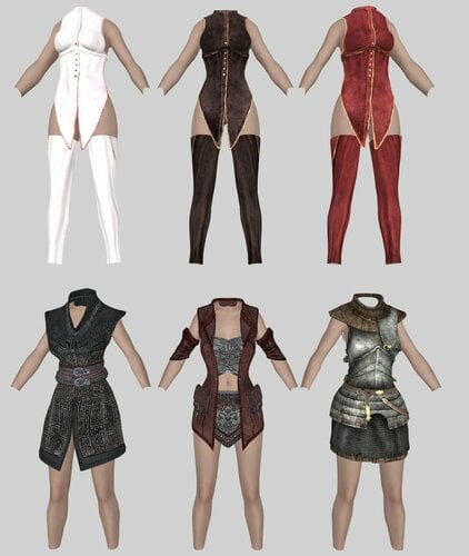 More information about "Skimpy Outfit Replacer for The Evil Mansion CBBE HDT"