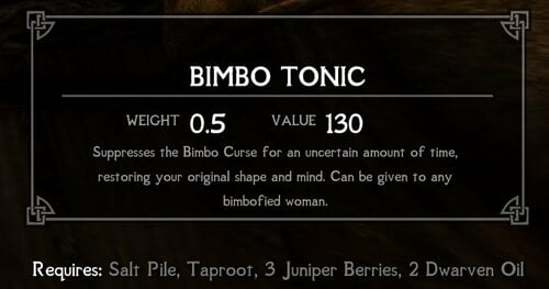 More information about "Bimbos Of Skyrim - Bimbo Tonics Without Flying Lizards"