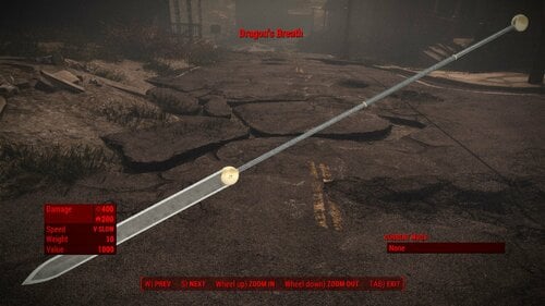 More information about "Dragon's Breath - Unique Melee Weapon"