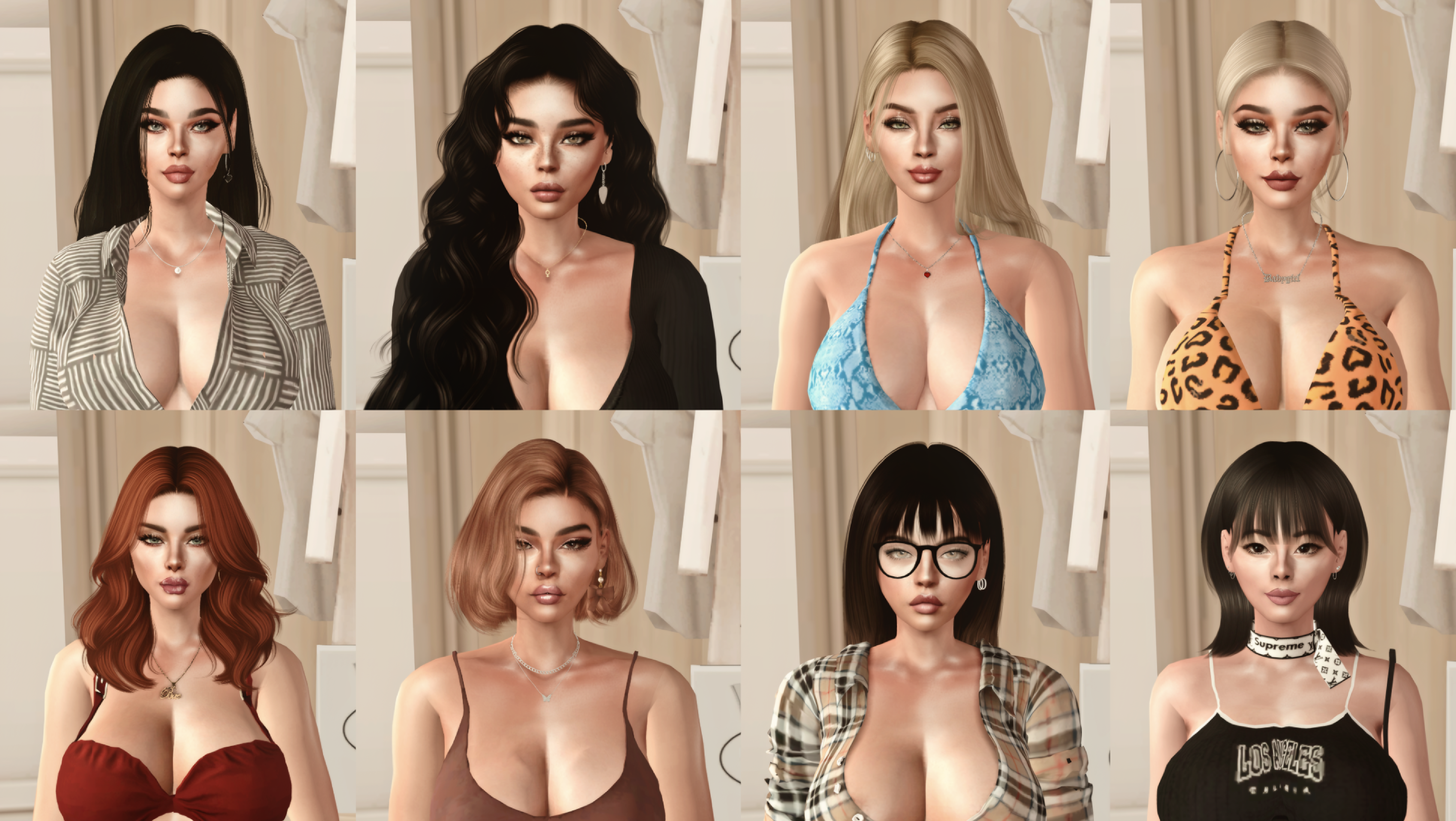 Nisiah Collection 2 - Actresses Edition Patch February 28th (24 Sims included)