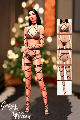 More information about "The Sims 4 Harness Lingerie Set"