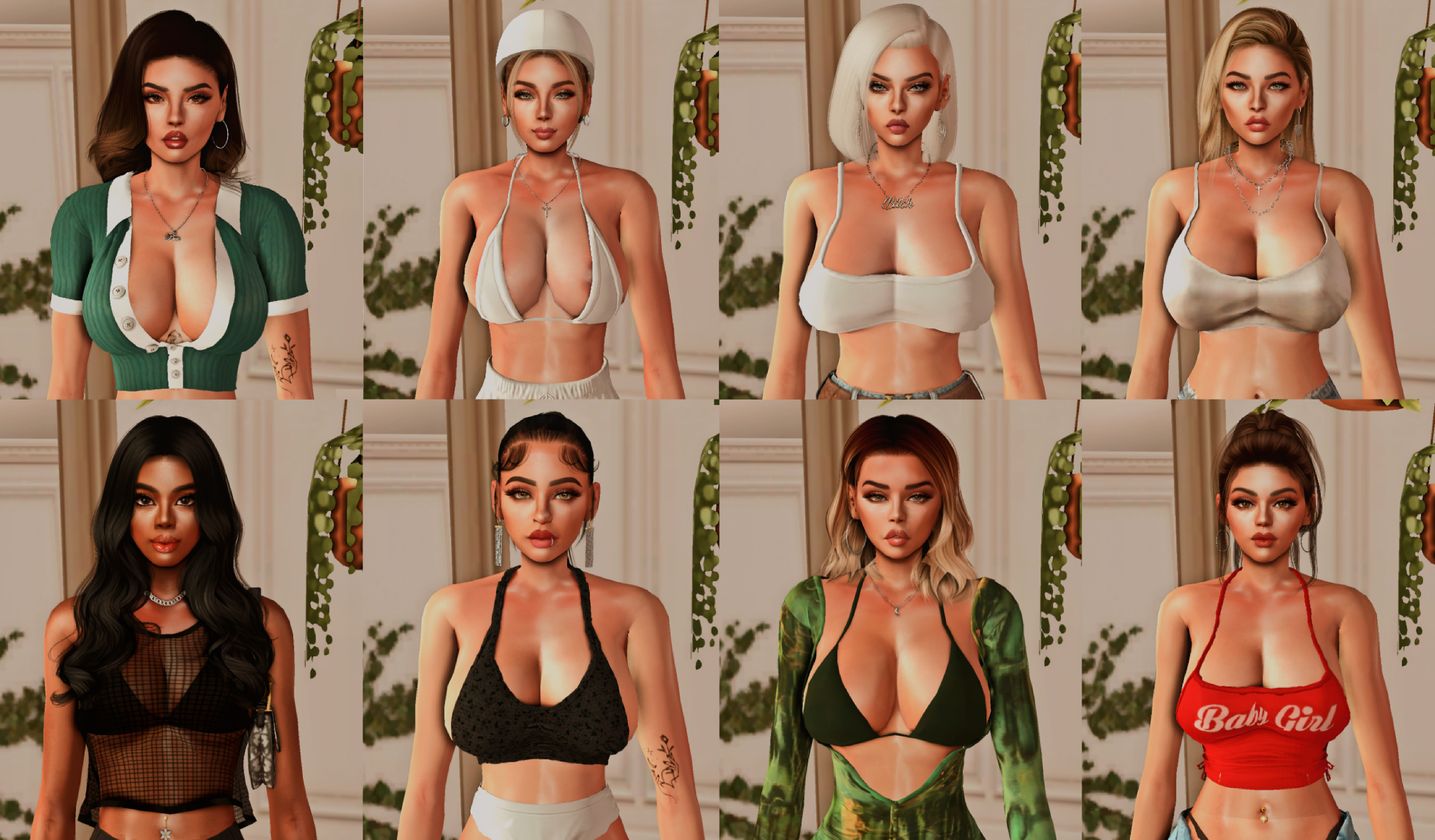 Nisiah Collection 4 - Sluts Edition - Patch March 13th (24 Sims included)