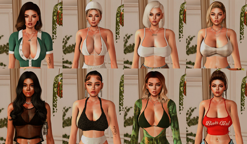 More information about "Nisiah Collection 4 - Sluts Edition - Patch March 13th (24 Sims included)"