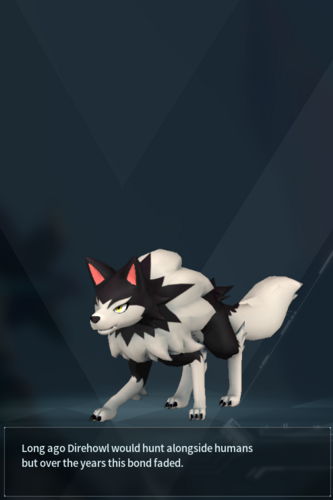 More information about "Direhowl Feral Female Cookie B&W"