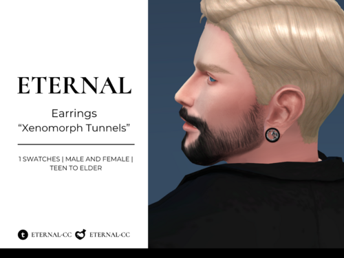 More information about "Earrings "Xenomorph Tunnels" [Eternal]"