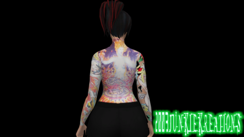 More information about "Ed Hardy Inspired Full Body Tattoo"