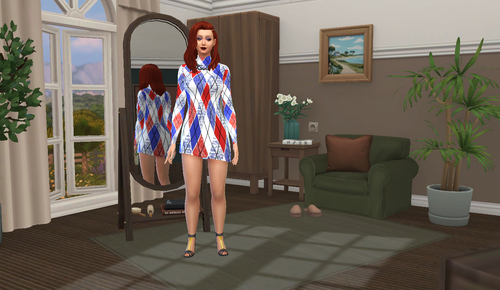 More information about "4th Of July Dress  Combo Of Shirt & Dress"