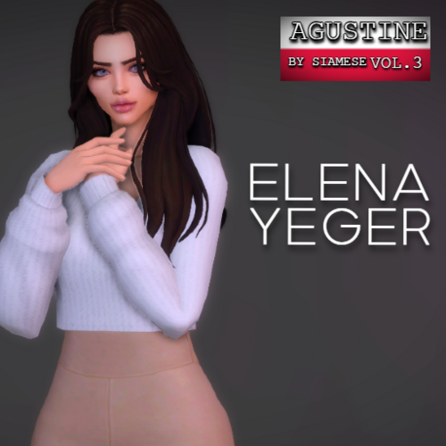 More information about "AGUSTINE | Elena Yeger"