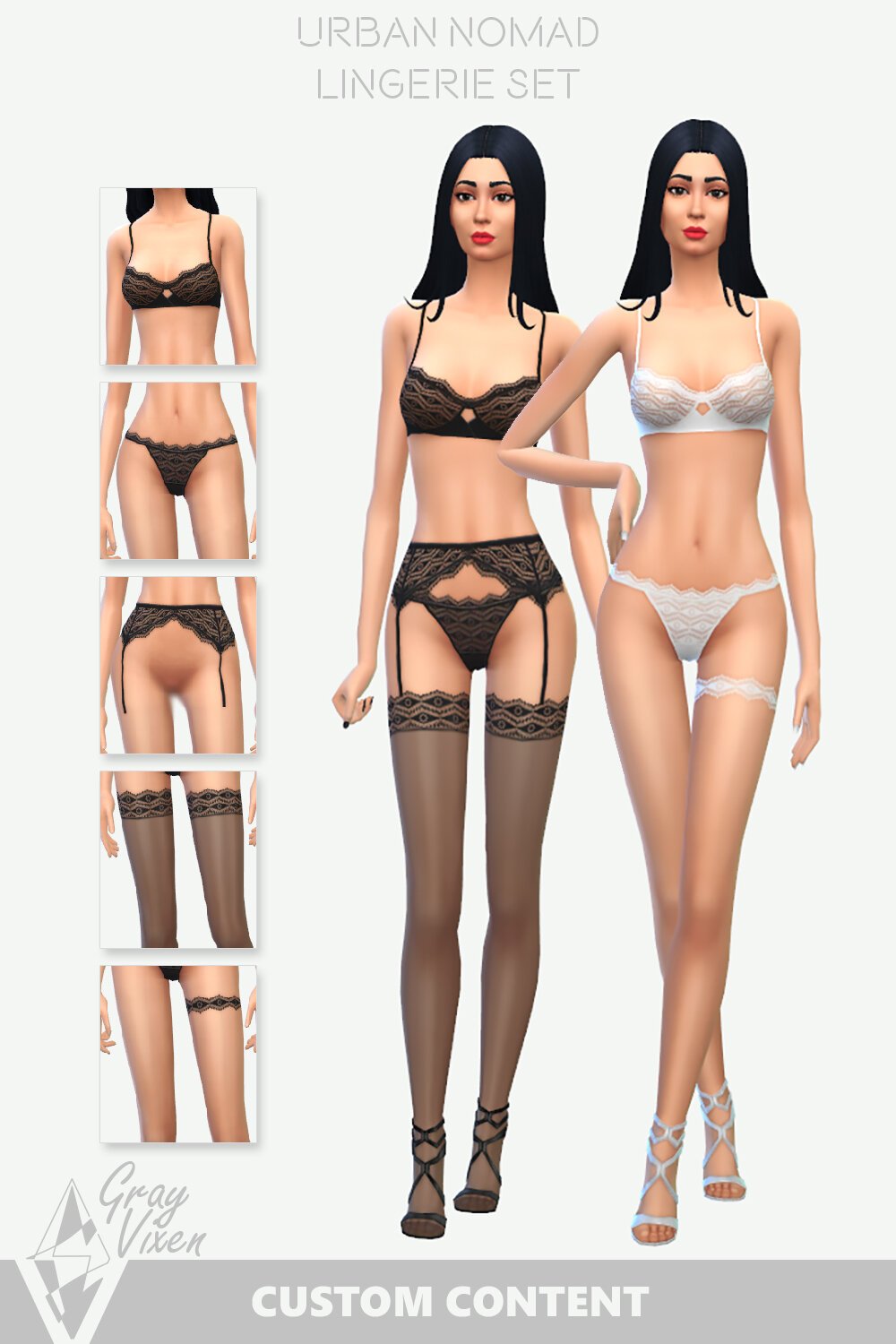 Sims 4 Lingerie CC | Undressables for WickedWhims - Clothing - LoversLab