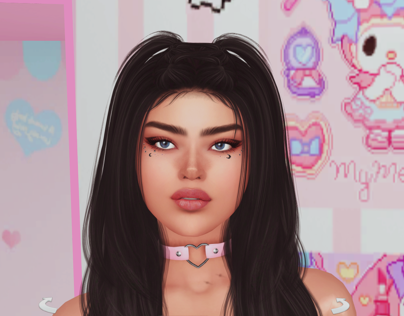 Sweet E-Girl Sim Elara