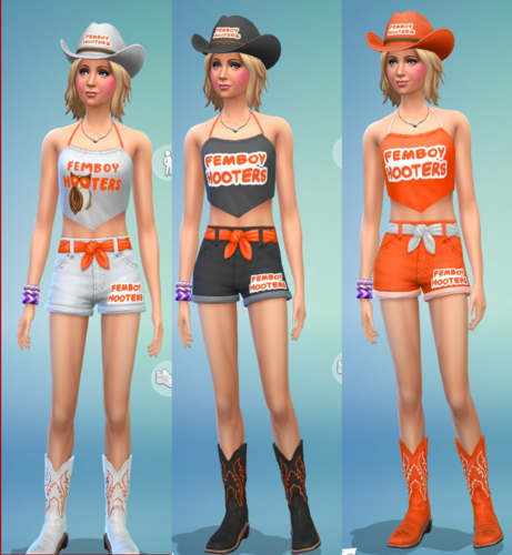 More information about "Femboy Hooters Uniform"