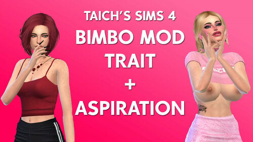 More information about "Sims 4 Taich's Bimbofication Mod (Bimbo Aspiration + Trait)"