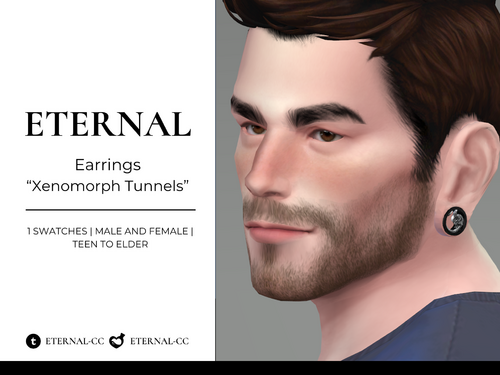 More information about "Earrings "Xenomorph Tunnels" [Eternal]"