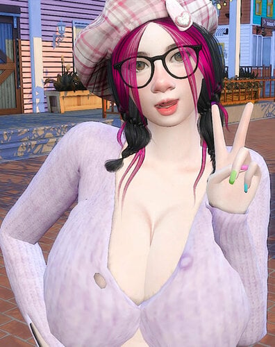 More information about "≧ω≦​💗​​ ​Japanese Toshiko teen nerd💗​(≧◡≦)​"